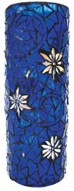Mosaic Snowflake Vase
