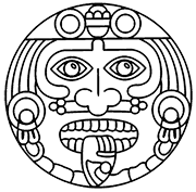 Mosaic pattern - Aztec 1