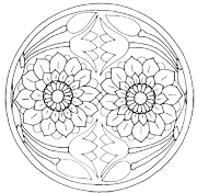 Mosaic Patterns - Lotus Symbol 1