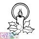 CHRISTMAS CANDLE 2 PATTERN