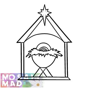 CHRISTMAS NATIVITY  PATTERN