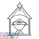 CHRISTMAS NATIVITY  PATTERN