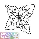 CHRISTMAS POINSETTIA 1 PATTERN