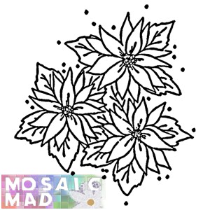 CHRISTMAS POINSETTIA 2 PATTERN