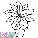 CHRISTMAS POINSETTIA 4 PATTERN
