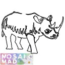 Animal RHINOCEROUS PATTERN
