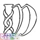 Celtic Alphabet - Letter M