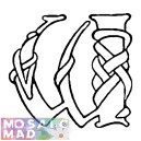 Celtic Alphabet - Letter W