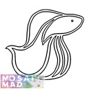 SIAMESE FIGHTING FISH PATTERN