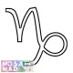 Zodiac CAPRICORN SYMBOL Pattern