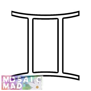 Zodiac GEMINI SYMBOL Pattern
