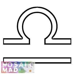 Zodiac LIBRA SYMBOL Pattern