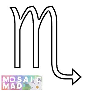 Zodiac SCORPIO SYMBOL Pattern