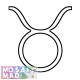 Zodiac TAURUS SYMBOL Pattern