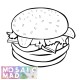Food HAMBURGER Pattern
