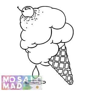 Food ICE-CREAM 1 Pattern