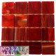 Tiffany Glass- Red Mix