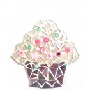 Mosaic Kit: Cupcake (medium)- Pastel