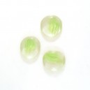 Glass Pebbles (Large) Packet -  Green/White 50g