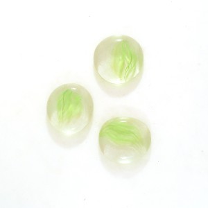 GREEN SWIRL Pebbles (Large)