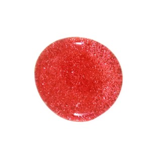 RED Glitter Pebble (Large)