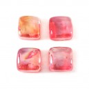 Square glass nuggets (4)&rlm;