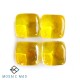 Square glass nuggets Yellow(4)‏