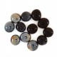 BLACK Iridescent Pebbles (Small) 50g