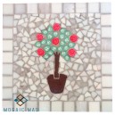 Mosaic Project: Millefiori Rose Tree