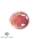 RED COPPER Glass Metallic Pebble (Small) 