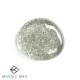 SILVER Glass Glitter Pebble (Large) 
