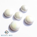 WHITE Ceramic Pebbles  Packet (5)