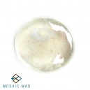 WHITE Glass Glitter Pebble (Small) 