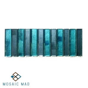 TURQUOISE and CHARCOAL Mirror 