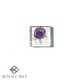 Decoupage Glass Tile - Purple Rose 