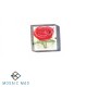 Decoupage Glass Tile - Red Rose 02