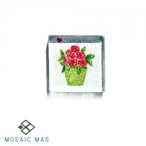 Roses in Pot Decoupage