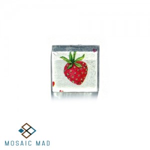 Strawberry and Small Hearts Decoupage