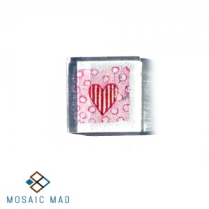 Heart with Strips Decoupage 