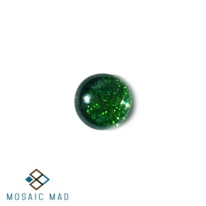 DARK GREEN Glitter Pebble (Small)