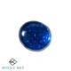 BLUE Glass Glitter Pebble (Large)