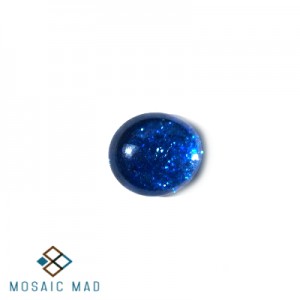 BLUE Glitter Pebble (Small)