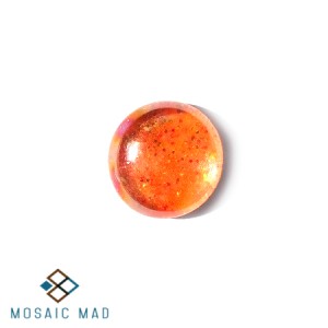 LUMO ORANGE Glitter Pebble (Small) 