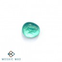 SEA GREEN Glass Metallic Pebble (Small)