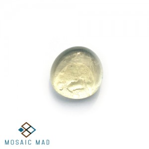WHITE Pearl Metallic Pebble (Small)