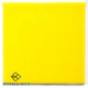 Ceramic tile 98x98x5mm - Bright Yellow