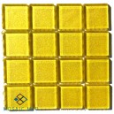 METALLIC LIGHT GOLD 25x25