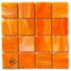 Tiffany Glass- Burnt Orange 25x25