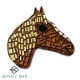 Mosaic Project: Horse Brown & Beige