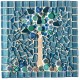 Mosaic Project: Millefiori Tree - Blue